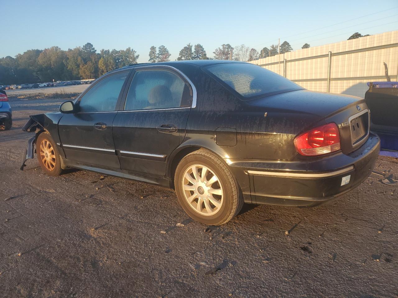 2004 Hyundai Sonata VIN KMHWF35H44A913025 Copart auction photo, front end / side damage thumbnail 2