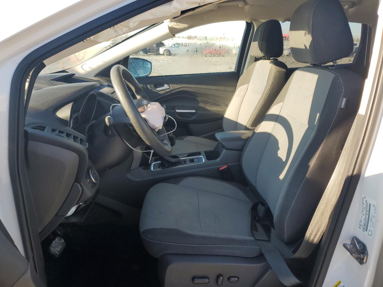 2017 Ford Escape VIN 1FMCU0GD6HUD09174 Copart auction photo, front end / side damage thumbnail 7