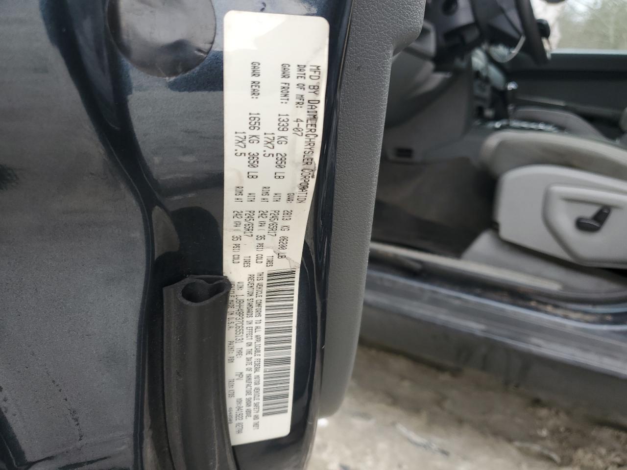 2007 Jeep Commander VIN 1J8HH48P37C655131 Copart auction photo, front end damage thumbnail 13