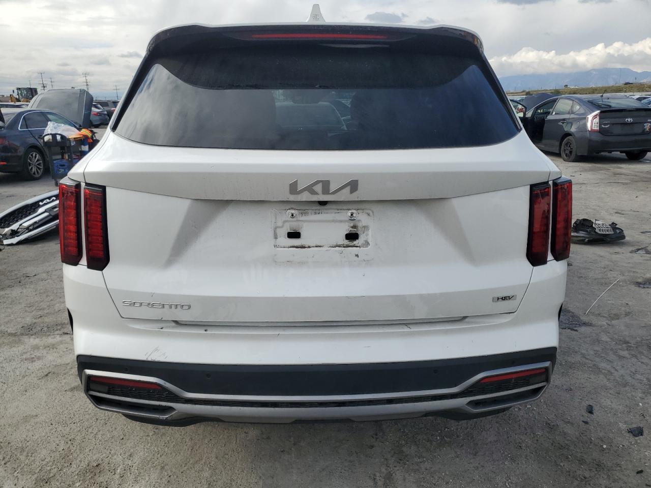 2023 KIA Sorento VIN KNDRHDLG0P5161512 Copart auction photo, front end damage thumbnail 6
