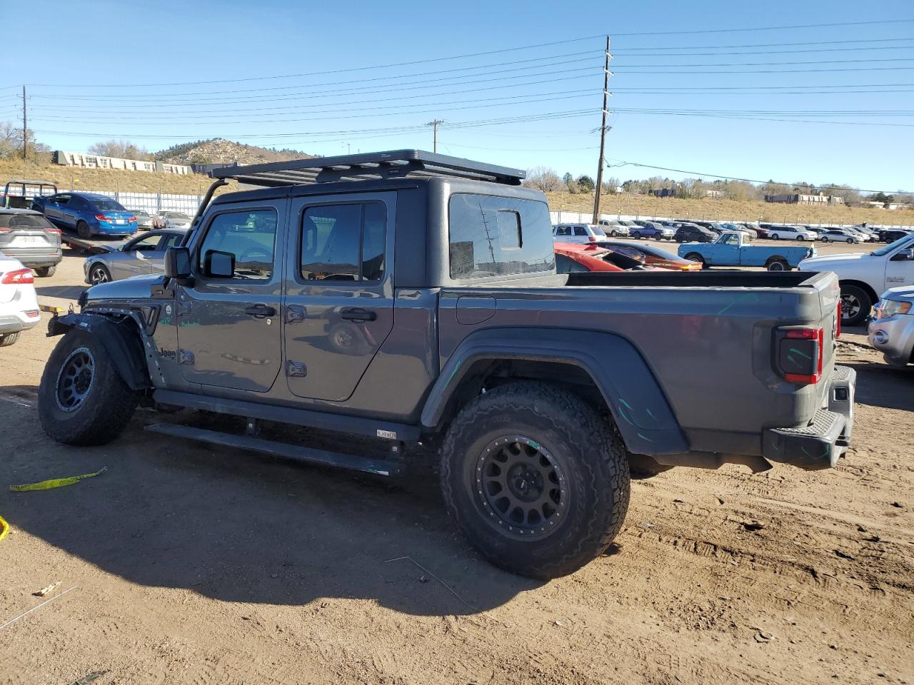2020 Jeep Gladiator VIN 1C6JJTAG2LL177478 Copart auction photo, front end / undercarriage damage thumbnail 2