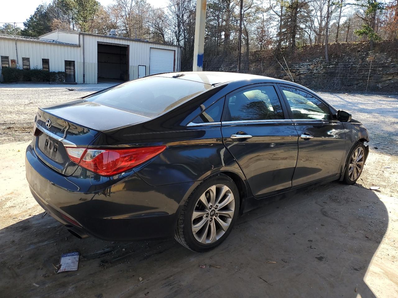 2013 Hyundai Sonata VIN 5NPEC4AC2DH678383 Copart auction photo, burn damage thumbnail 3