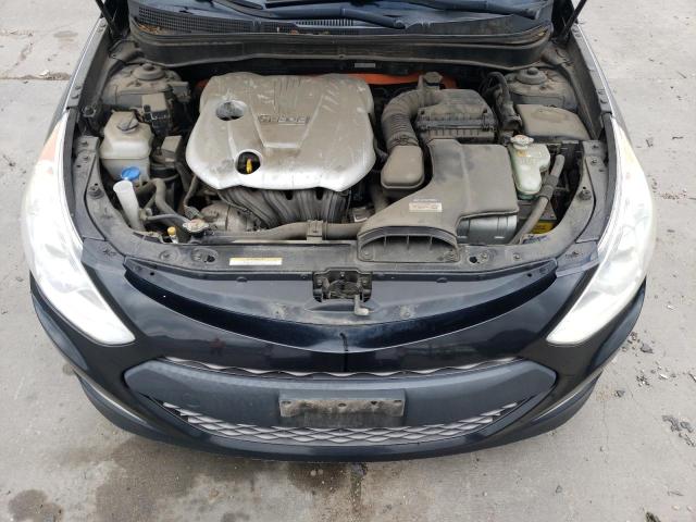2012 Hyundai Sonata VIN KMHEC4A42CA046137 Copart auction photo, rear end / hail damage thumbnail 11