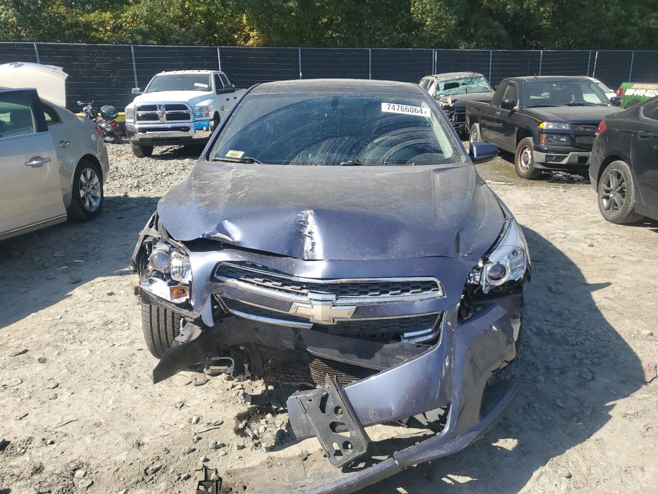 2013 Chevrolet Malibu VIN 1G11C5SA2DF246266 Copart auction photo, front end / undercarriage damage thumbnail 5