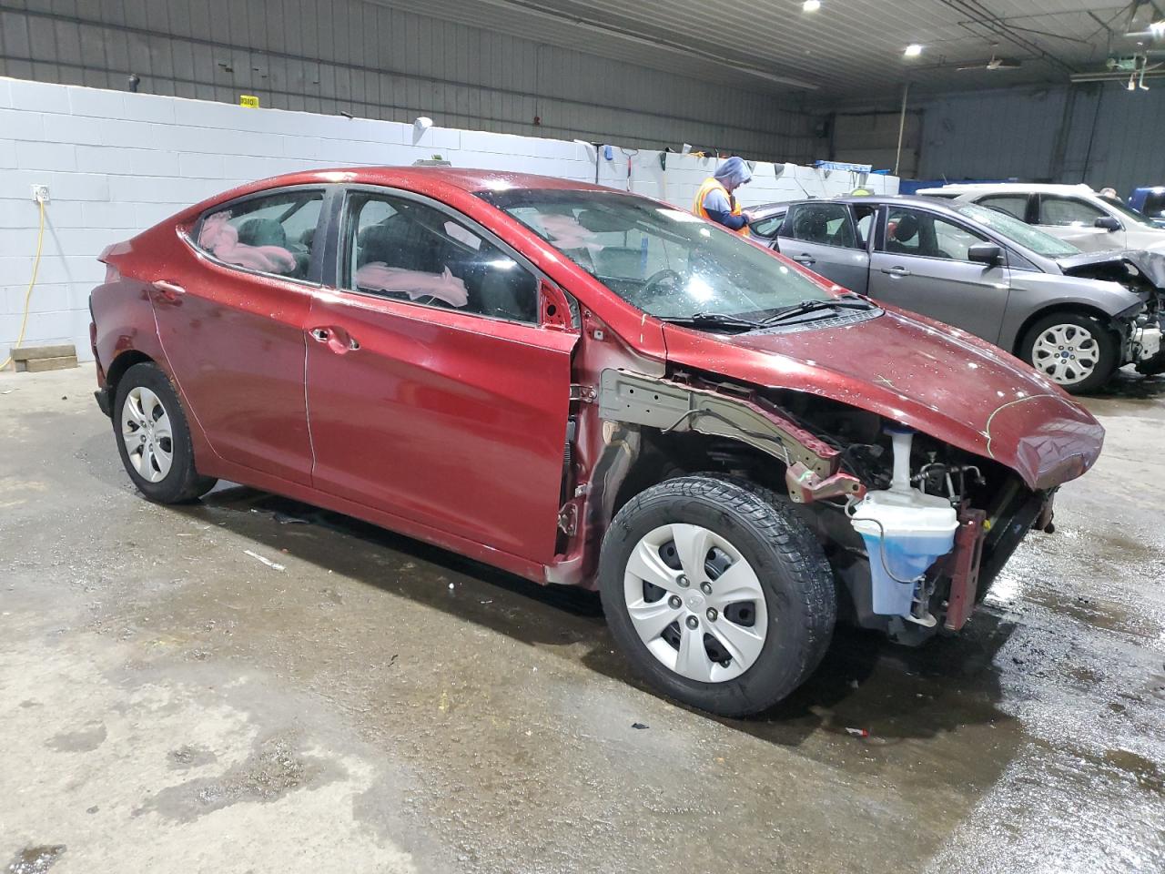 2016 Hyundai Elantra VIN 5NPDH4AE5GH721097 Copart auction photo, front end / rear end damage thumbnail 4
