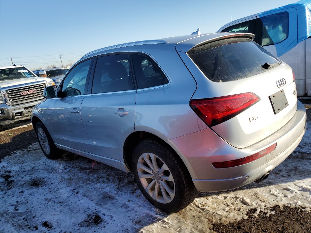 2013 Audi Q5 VIN WA1LFBFP6DA031128 Copart auction photo, mechanical damage thumbnail 2