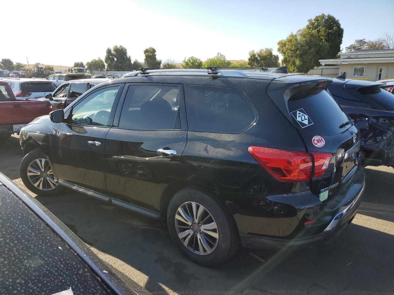 2020 Nissan Pathfinder VIN 5N1DR2BM2LC580532 Copart auction photo, front end / side damage thumbnail 2