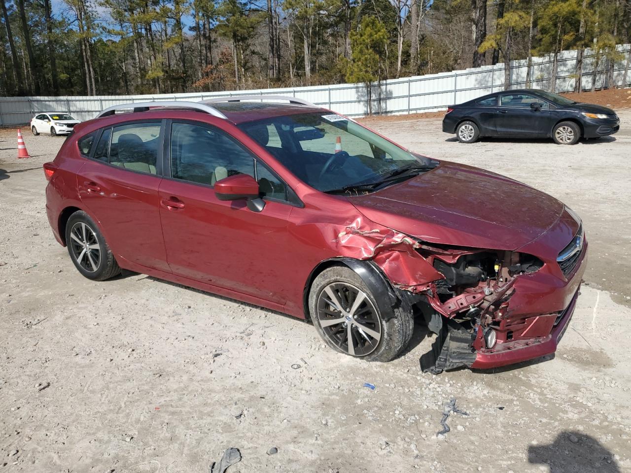 2020 Subaru Impreza VIN 4S3GTAD64L3727235 Copart auction photo, front end damage thumbnail 4