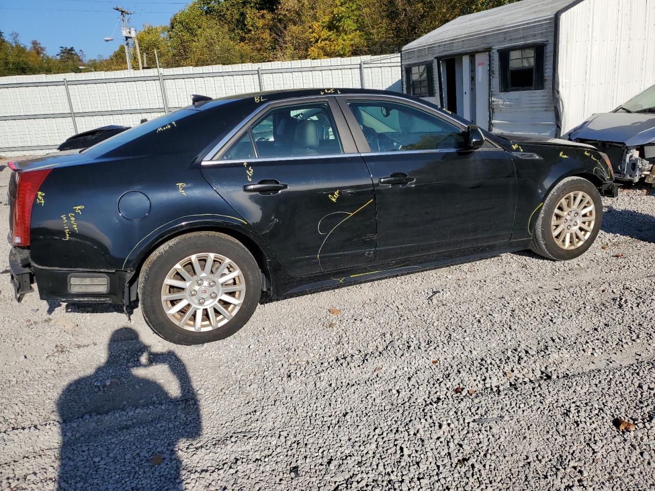 2012 Cadillac CTS VIN 1G6DE5E52C0144225 Copart auction photo, front end / rear end damage thumbnail 3