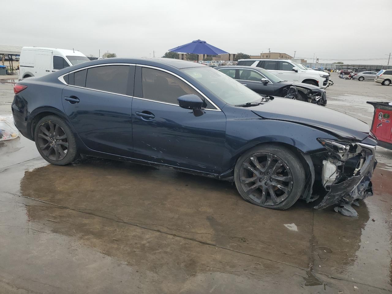 2016 Mazda 6 VIN JM1GJ1W53G1419694 Copart auction photo, front end damage thumbnail 4