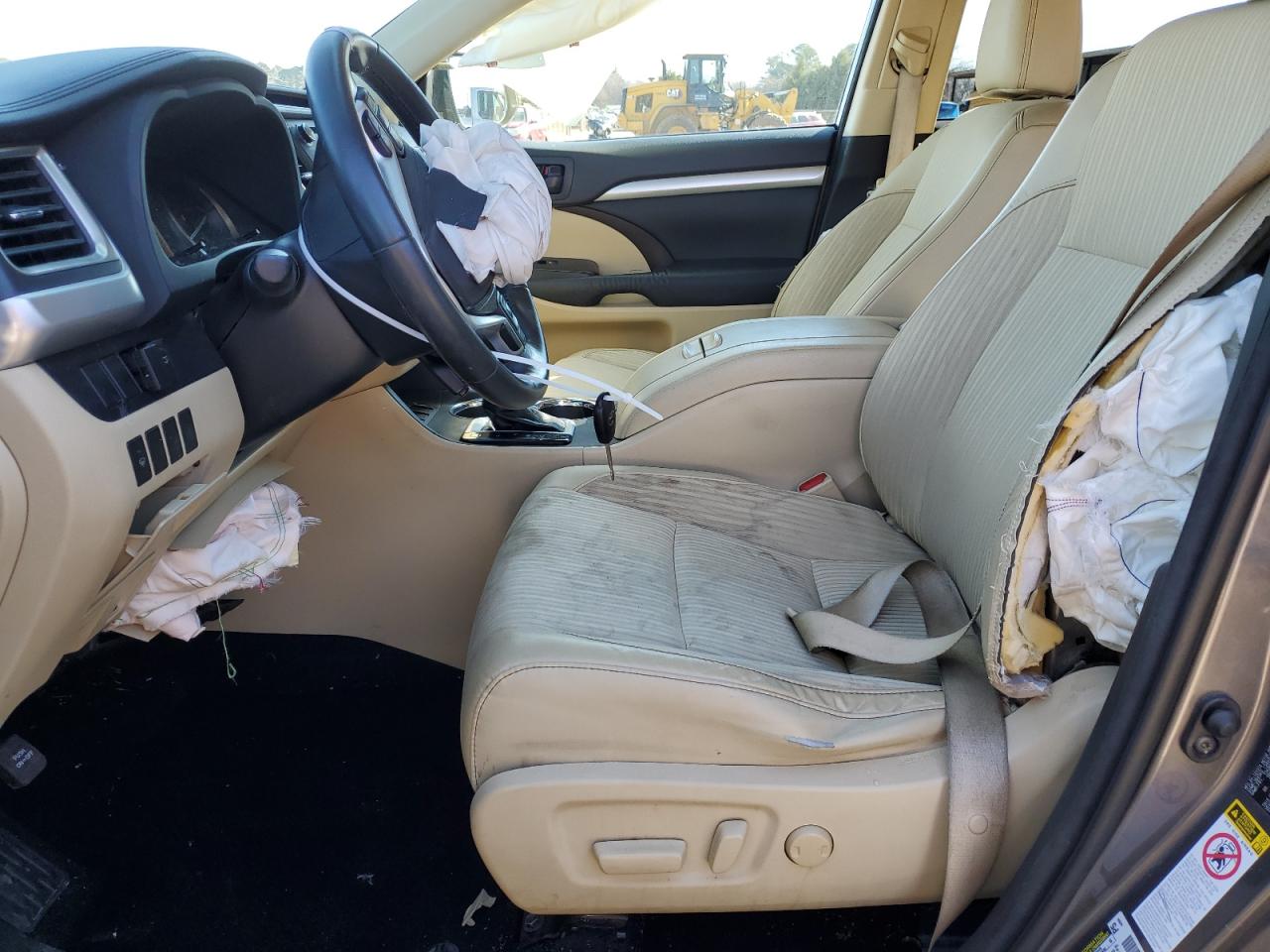 2014 Toyota Highlander VIN 5TDZKRFH1ES022855 Copart auction photo, front end damage thumbnail 7