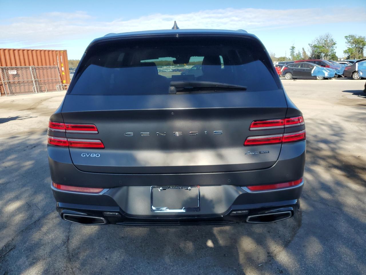 2022 Genesis Gv80 VIN KMUHCESC2NU087993 Copart auction photo, front end damage thumbnail 6