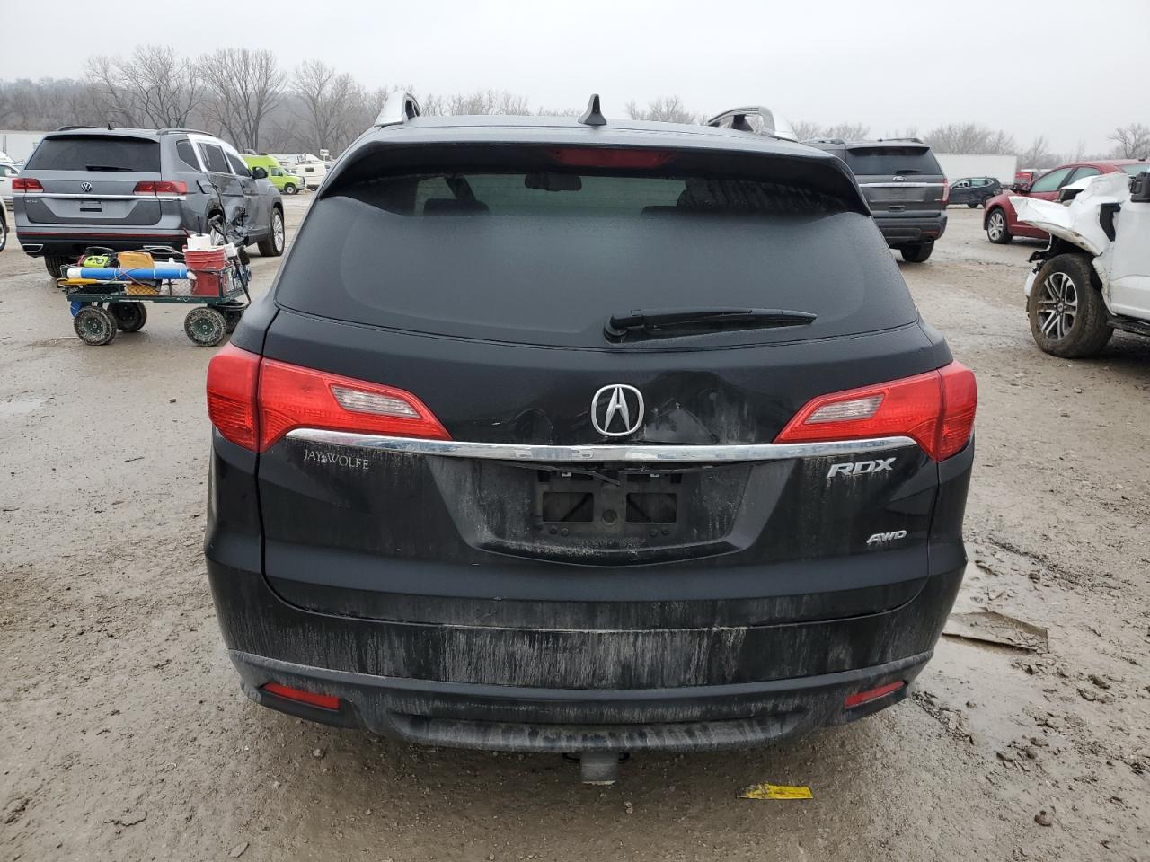 2014 Acura RDX VIN 5J8TB4H56EL014720 Copart auction photo, all over / undercarriage damage thumbnail 6