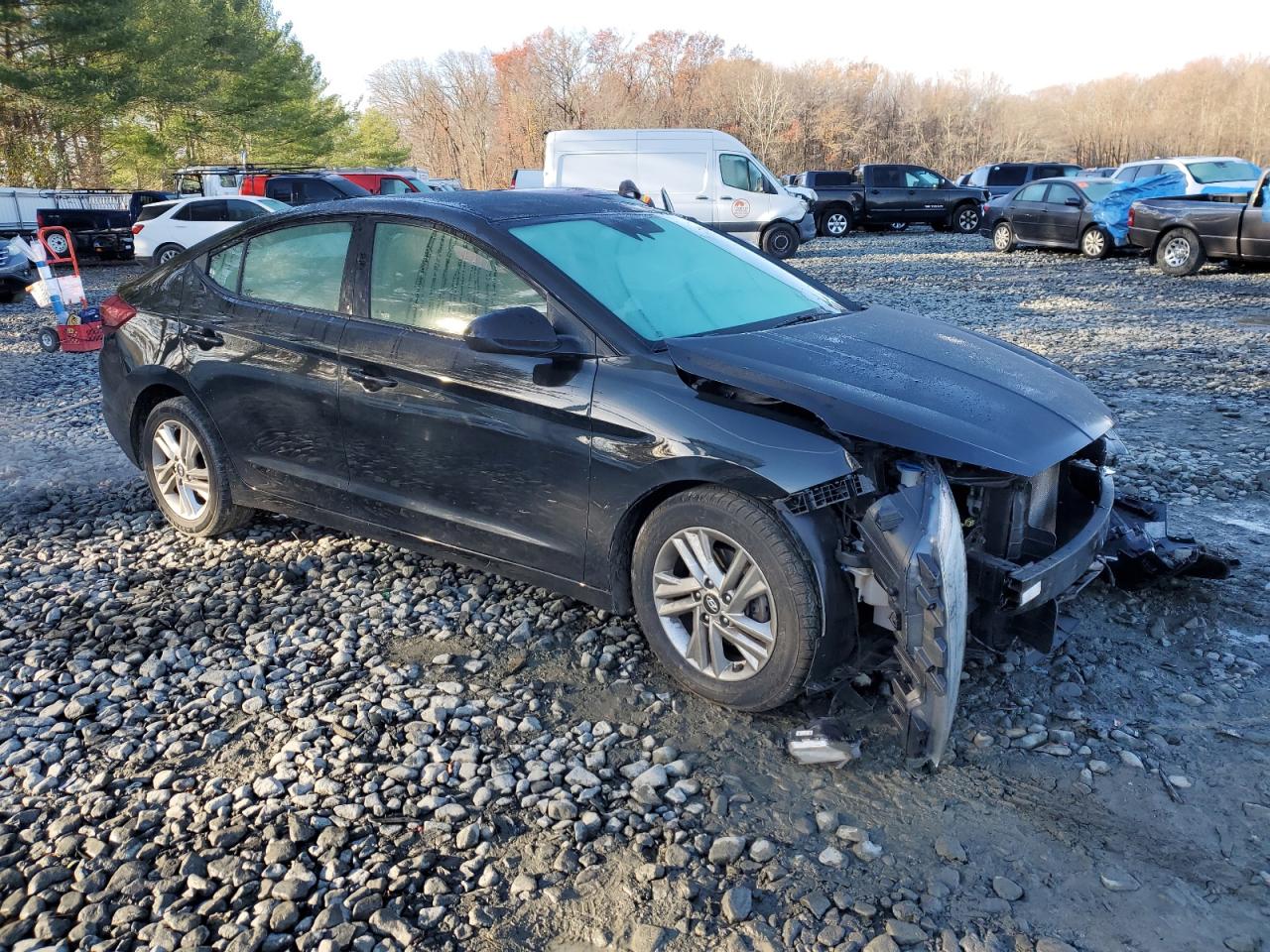 2020 Hyundai Elantra VIN 5NPD84LF6LH498603 Copart auction photo, front end damage thumbnail 4