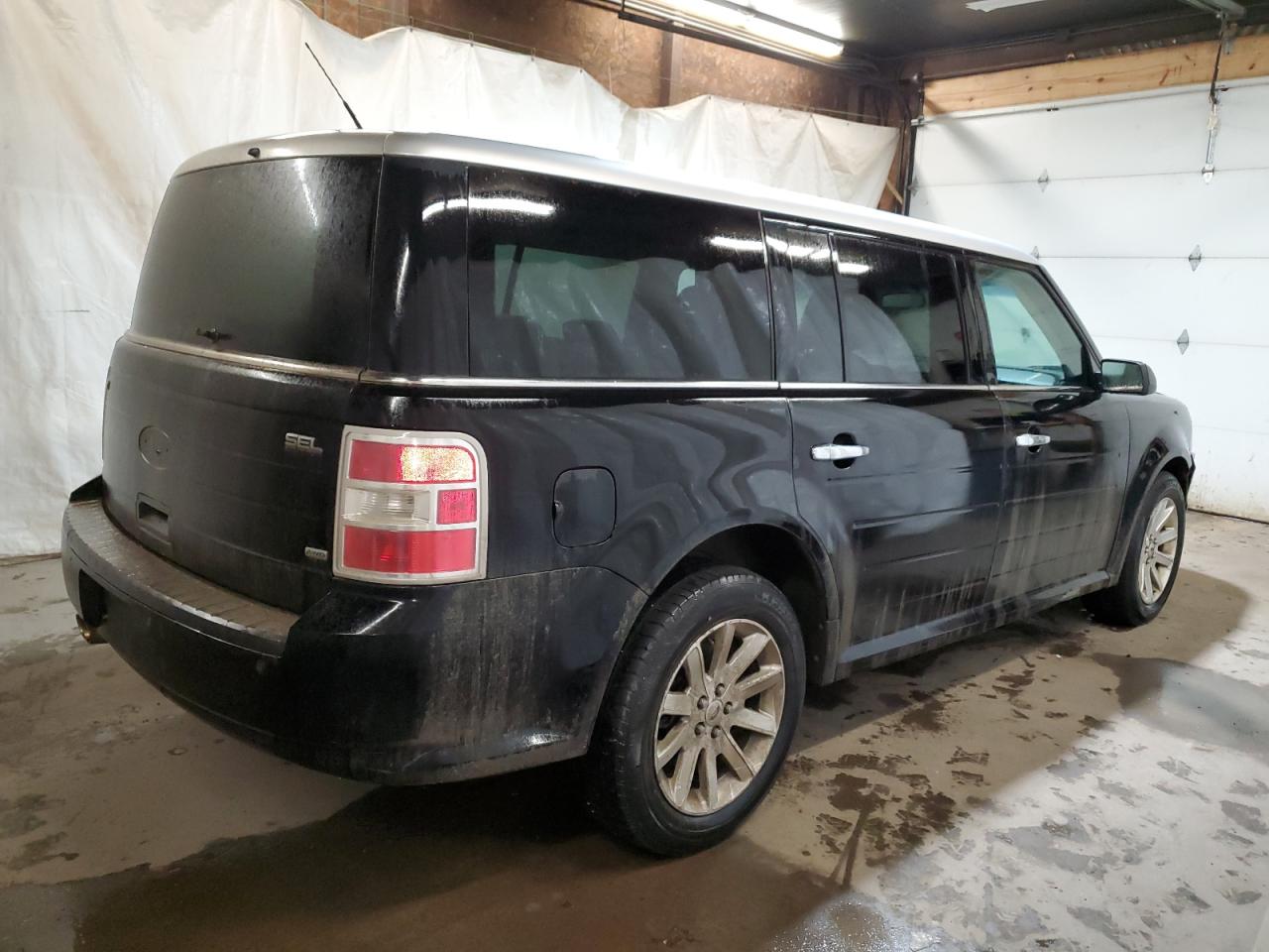 2009 Ford Flex VIN 2FMEK62C39BA94229 Copart auction photo, front end / side damage thumbnail 3