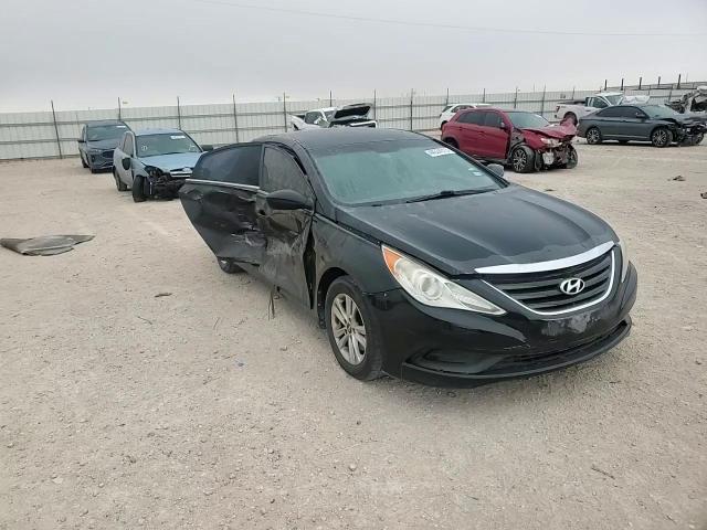 2014 Hyundai Sonata VIN 5NPEB4AC6EH898338 Copart auction photo, side damage thumbnail 10