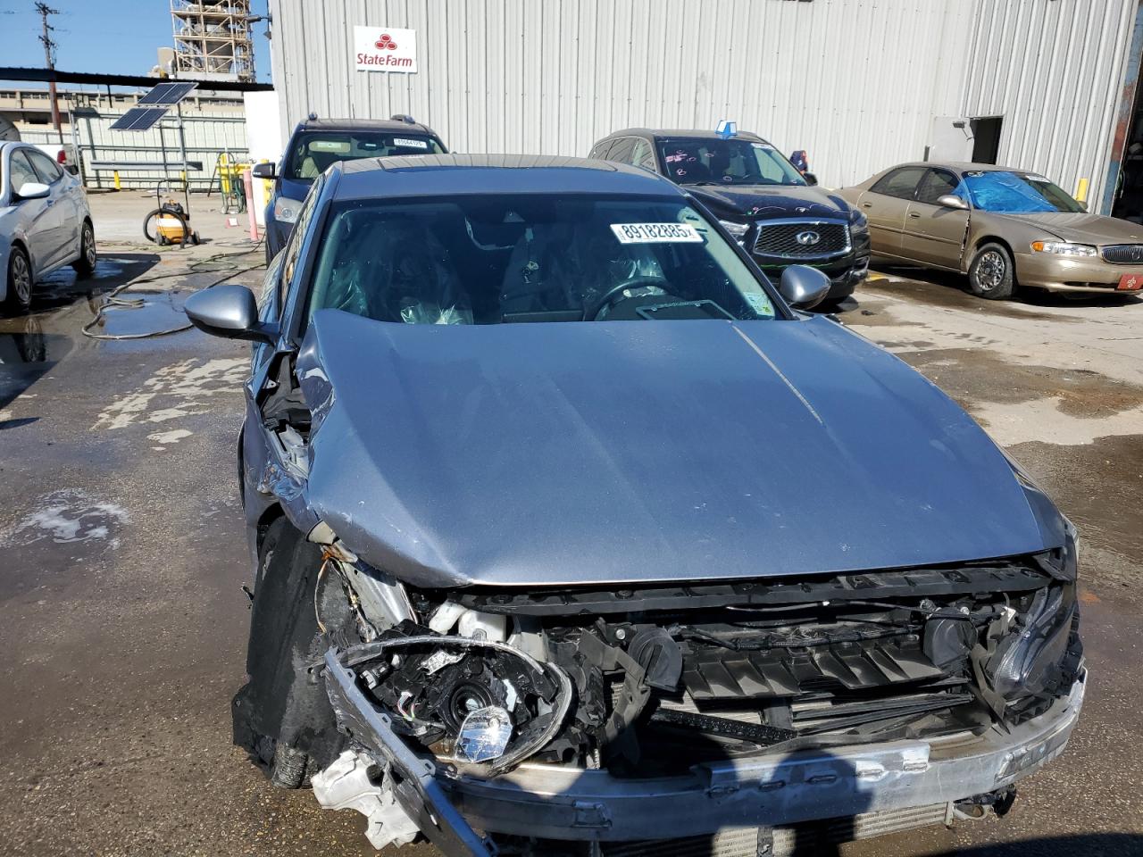 2020 Honda Accord VIN 1HGCV1F56LA133191 Copart auction photo, front end / rear end damage thumbnail 5