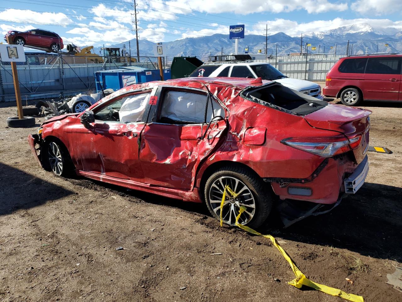 2019 Toyota Camry VIN 4T1B11HK3KU241396 Copart auction photo, all over / undercarriage damage thumbnail 2