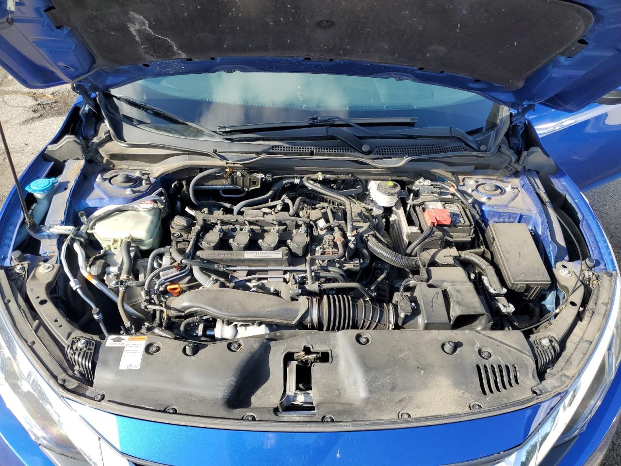 2017 Honda Civic VIN 19XFC1F35HE206443 Copart auction photo, rear end damage thumbnail 11
