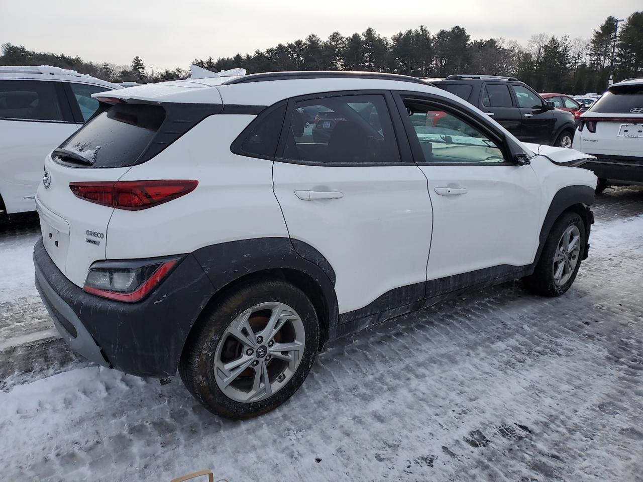 2023 Hyundai Kona VIN KM8K6CAB3PU970951 Copart auction photo, front end / minor dent/scratches damage thumbnail 3
