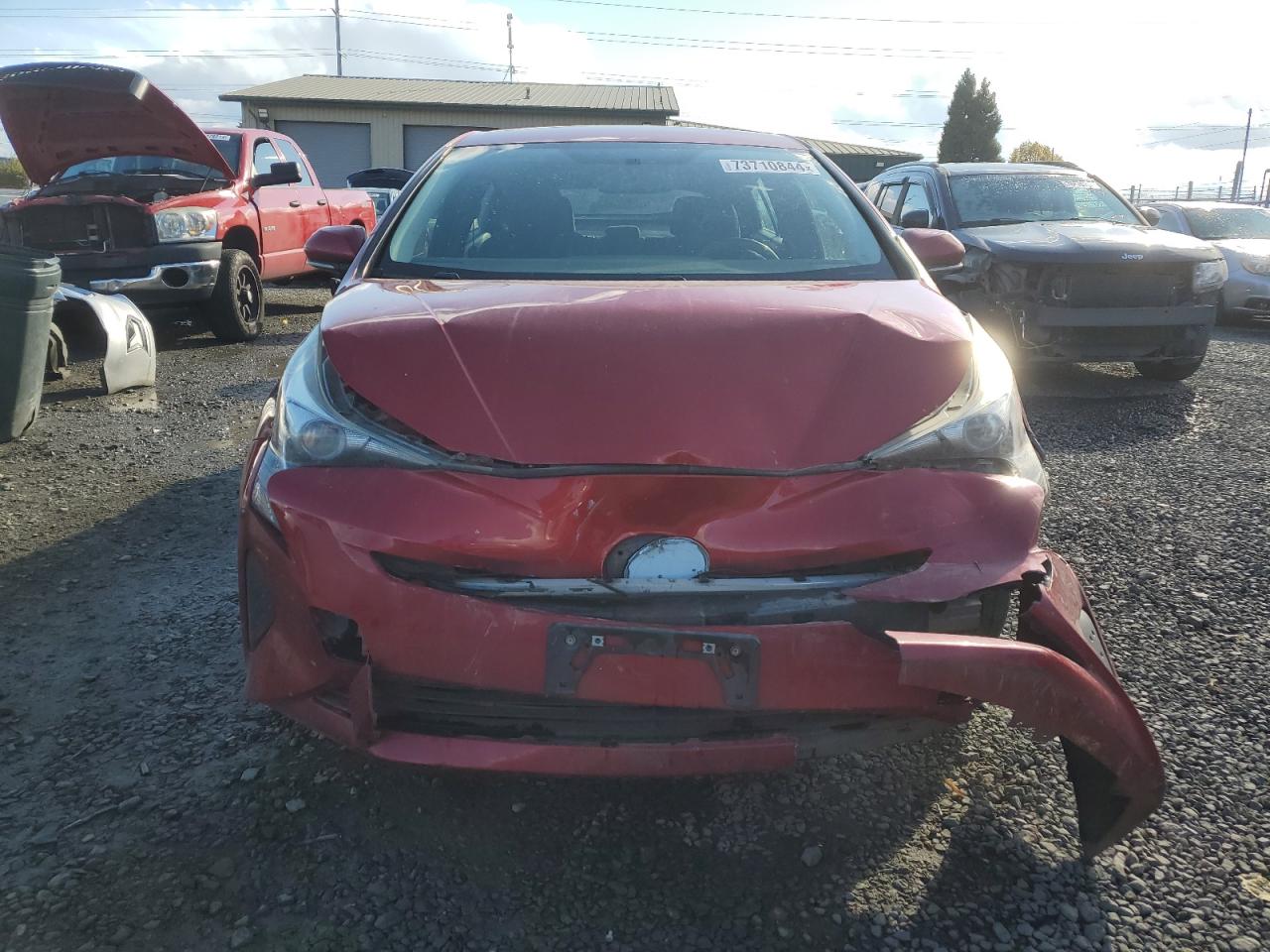 2016 Toyota Prius VIN JTDKBRFU3G3524611 Copart auction photo, front end damage thumbnail 5