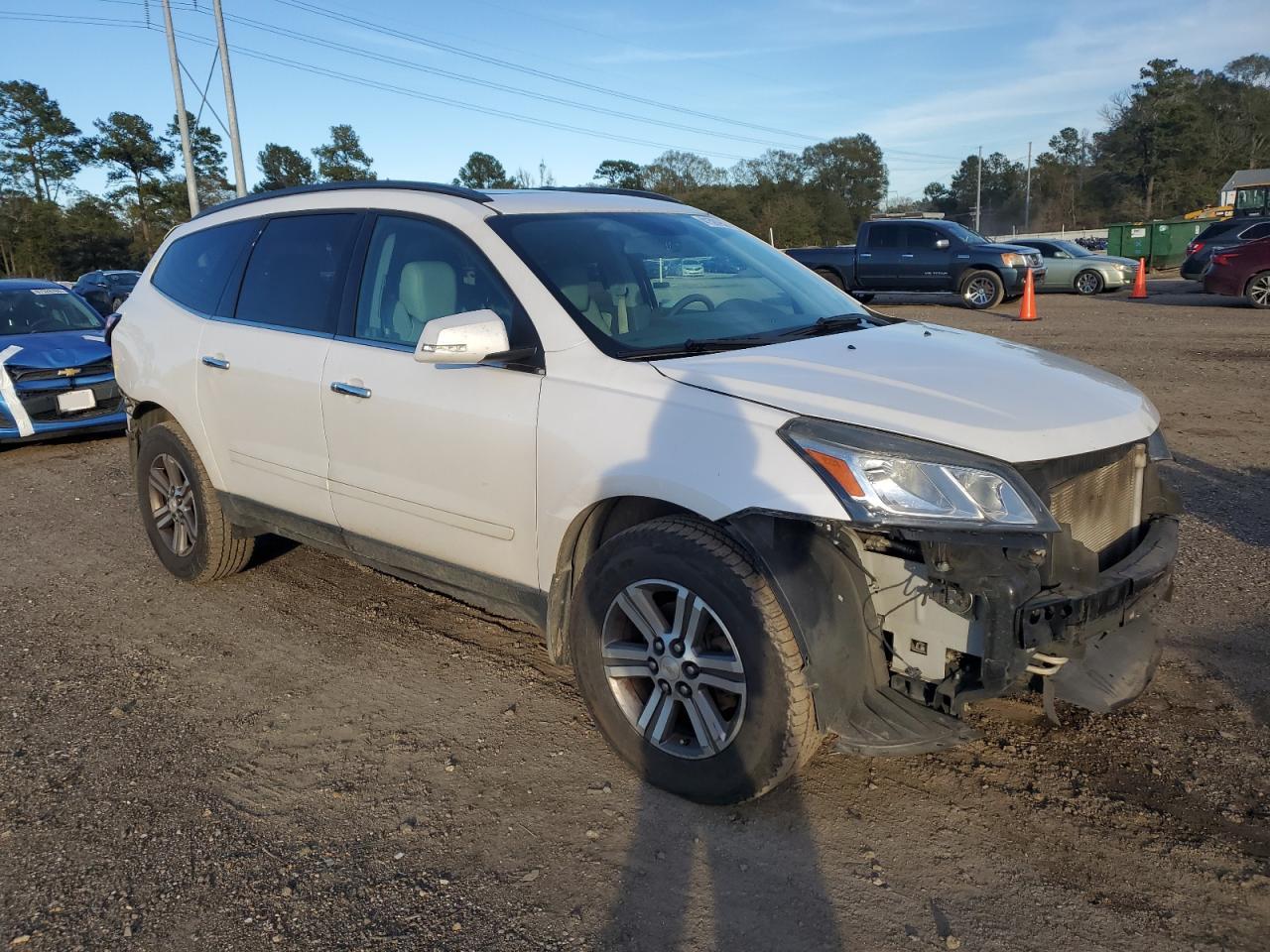 2016 Chevrolet Traverse VIN 1GNKRHKD3GJ267125 Copart auction photo, all over damage thumbnail 4