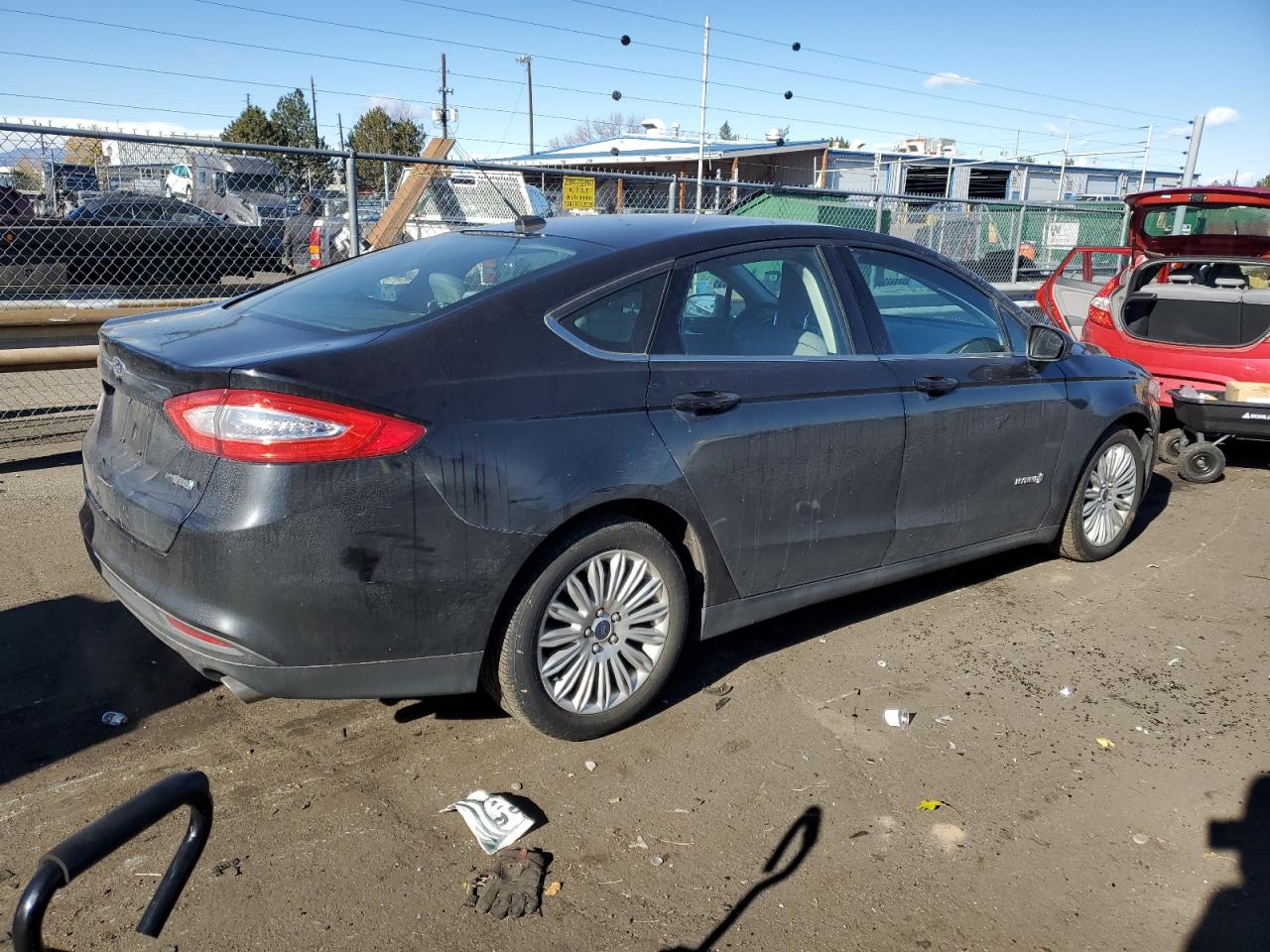 2014 Ford Fusion VIN 3FA6P0UU0ER359963 Copart auction photo, front end damage thumbnail 3