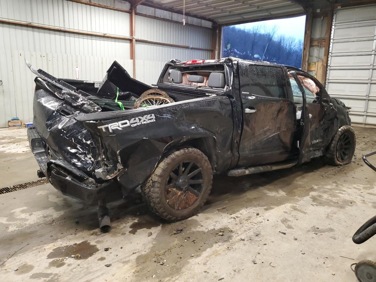 2020 Toyota Tundra VIN 5TFHY5F10LX916634 Copart auction photo, rollover damage thumbnail 3