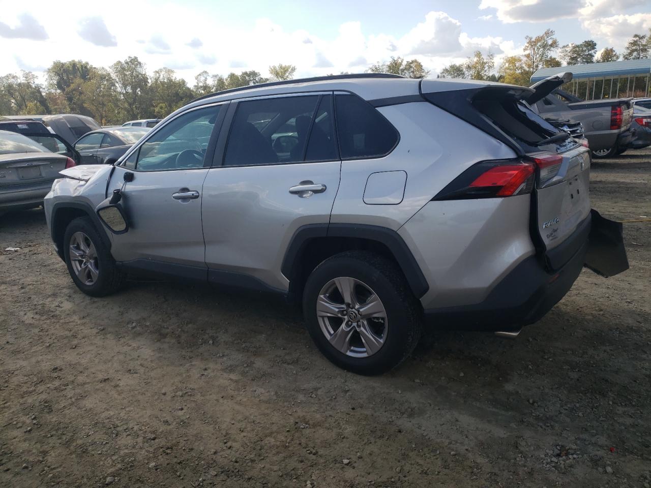 2022 Toyota RAV 4 VIN 2T3W1RFV4NC211141 Copart auction photo, top/roof damage thumbnail 2