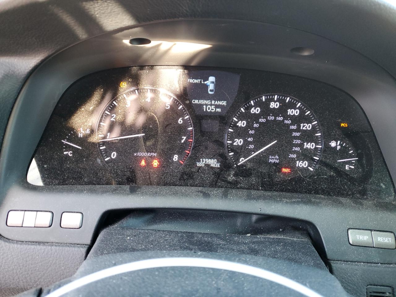 2012 Lexus LS VIN JTHCL5EF0C5014825 Copart auction photo, undercarriage damage thumbnail 9