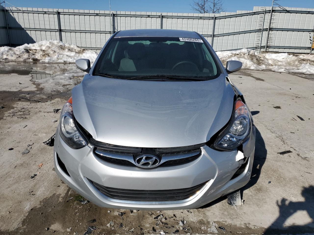 2013 Hyundai Elantra VIN 5NPDH4AE4DH394428 Copart auction photo, front end / minor dent/scratches damage thumbnail 5