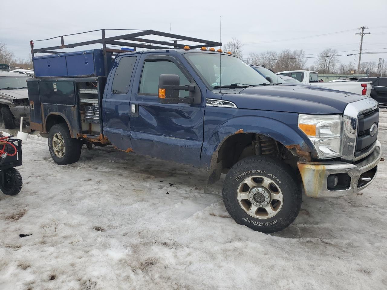 2012 Ford F250 VIN 1FT7X2B60CEB80532 Copart auction photo, side / minor dent/scratches damage thumbnail 4