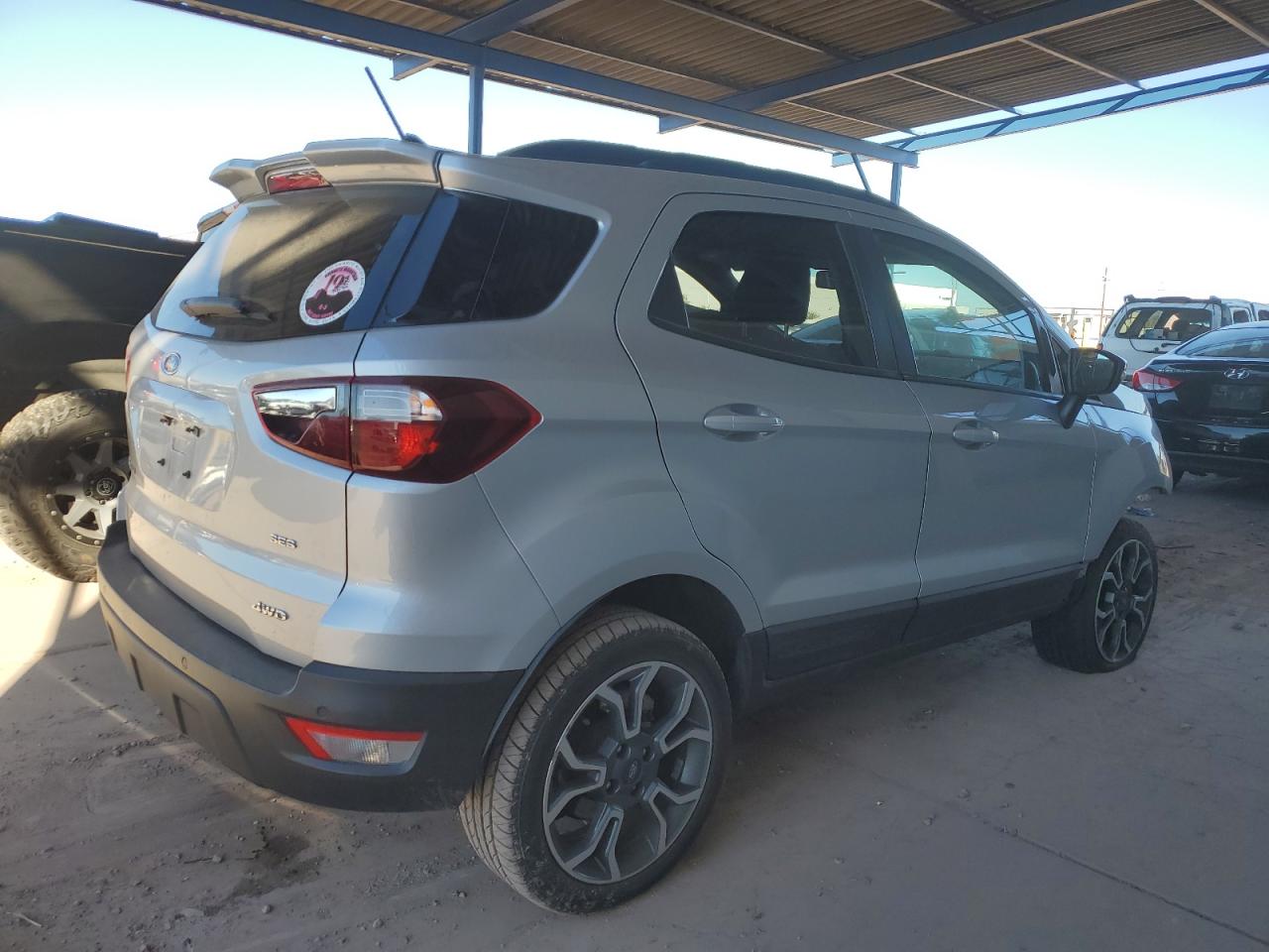2019 Ford EcoSport VIN MAJ6S3JL8KC261527 Copart auction photo, front end damage thumbnail 3