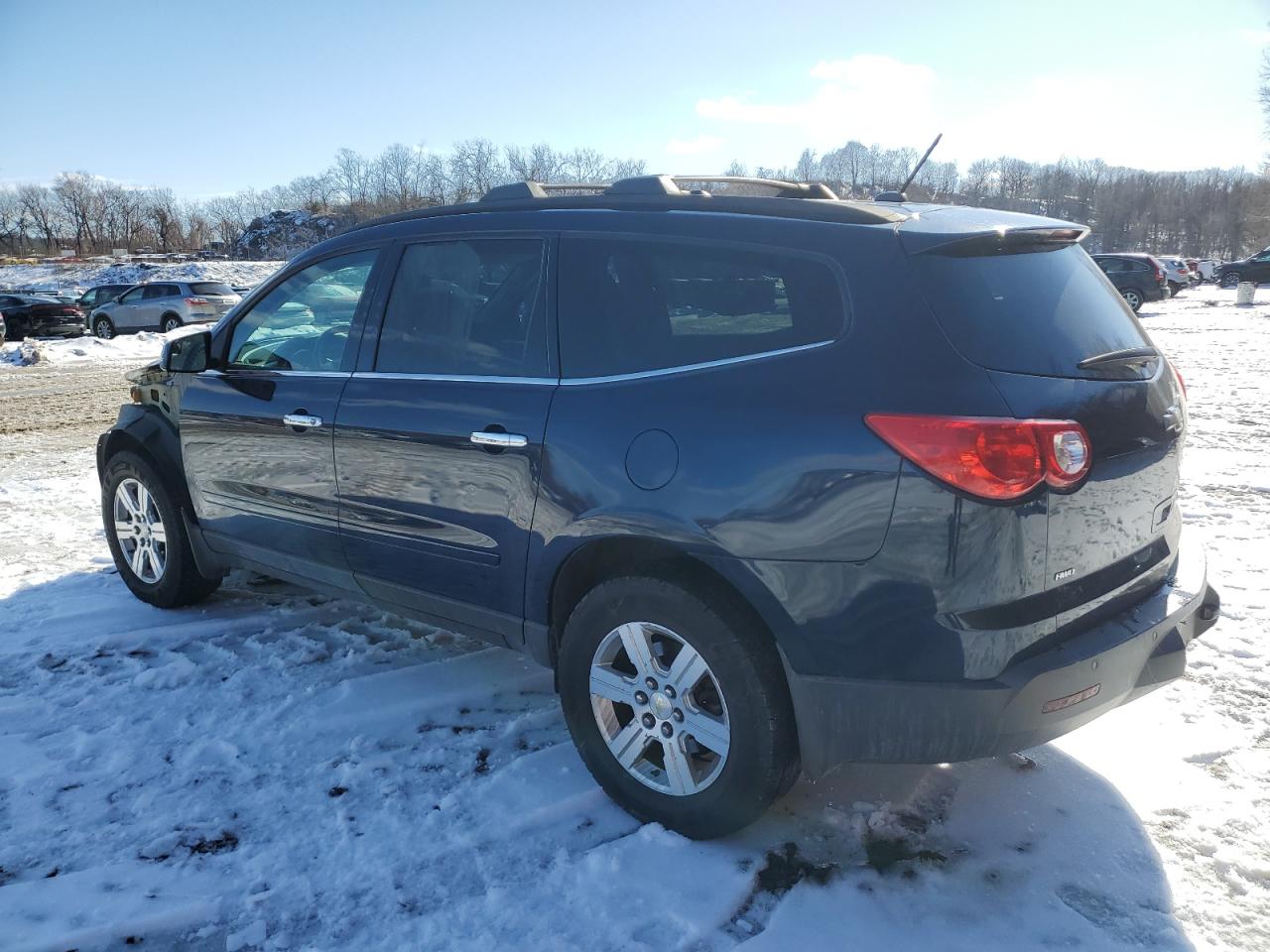 2012 Chevrolet Traverse VIN 1GNKVGED0CJ154812 Copart auction photo, front end / minor dent/scratches damage thumbnail 2
