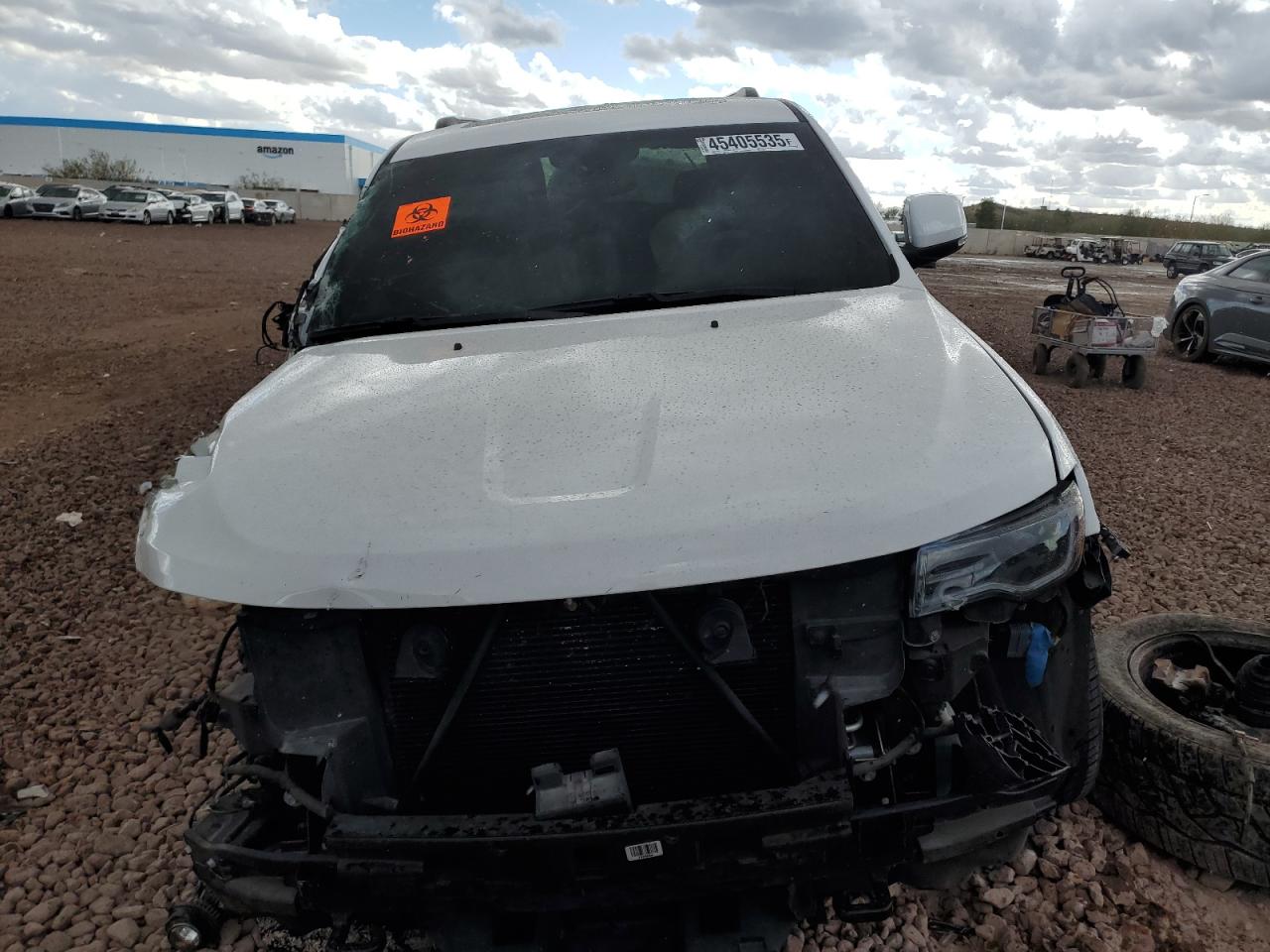 2018 Jeep Grand Cherokee VIN 1C4RJFBT8JC106548 Copart auction photo, all over damage thumbnail 5