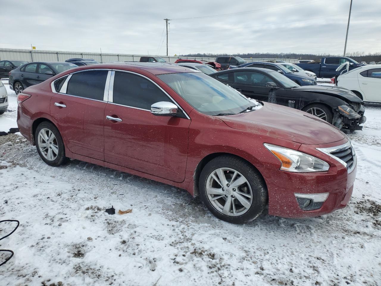 2015 Nissan Altima VIN 1N4AL3AP0FN408069 Copart auction photo, side / front end damage thumbnail 4