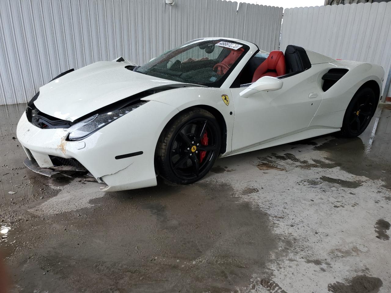 2017 Ferrari 488 VIN ZFF80AMA1H0220630 - Copart auction photo