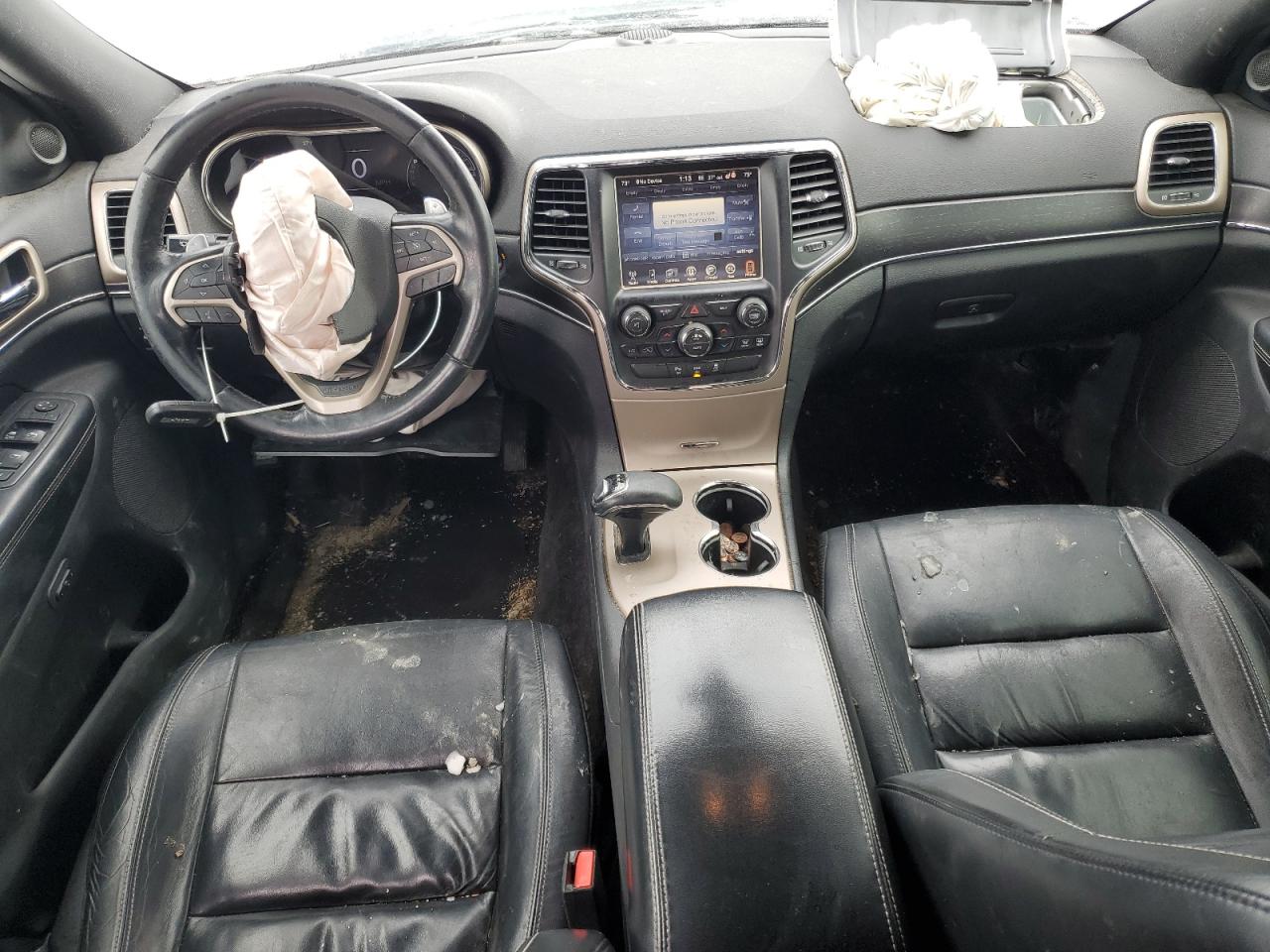 2015 Jeep Grand Cherokee VIN 1C4RJFBT7FC229801 Copart auction photo, front end / side damage thumbnail 8