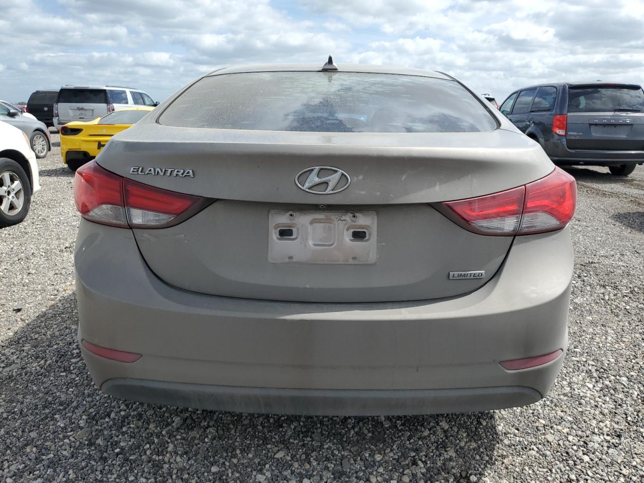 2015 Hyundai Elantra VIN 5NPDH4AE4FH615237 Copart auction photo, mechanical / minor dent/scratches damage thumbnail 6