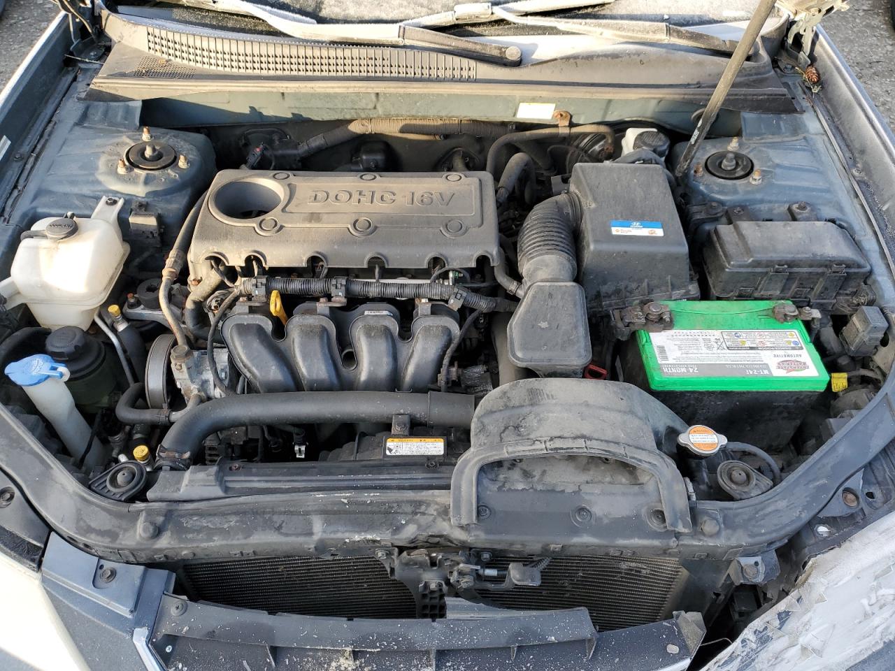2010 Hyundai Sonata VIN 5NPEU4AC2AH604129 Copart auction photo, front end damage thumbnail 11