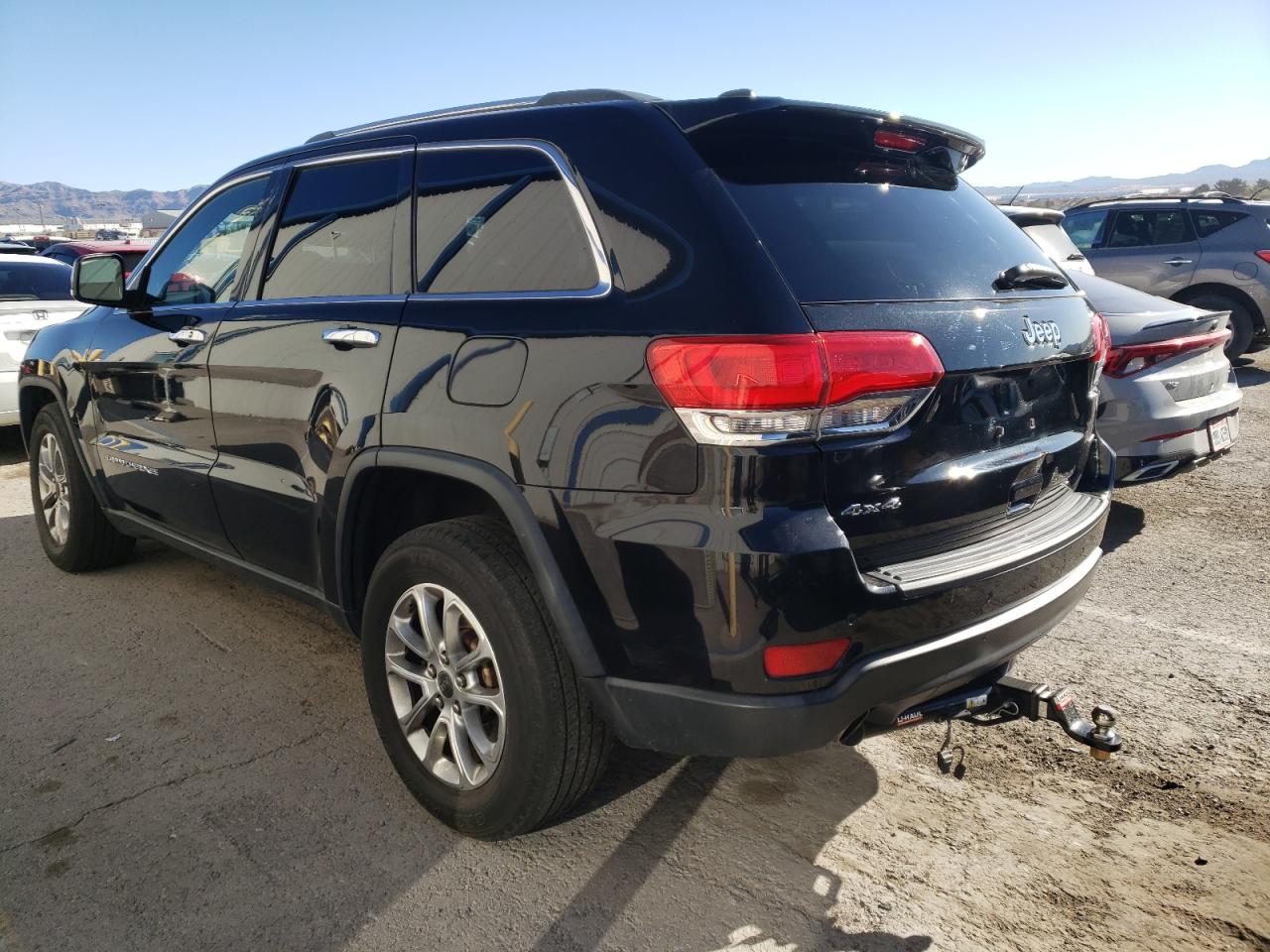 2014 Jeep Grand Cherokee VIN 1C4RJFBT2EC155993 Copart auction photo, front end damage thumbnail 2