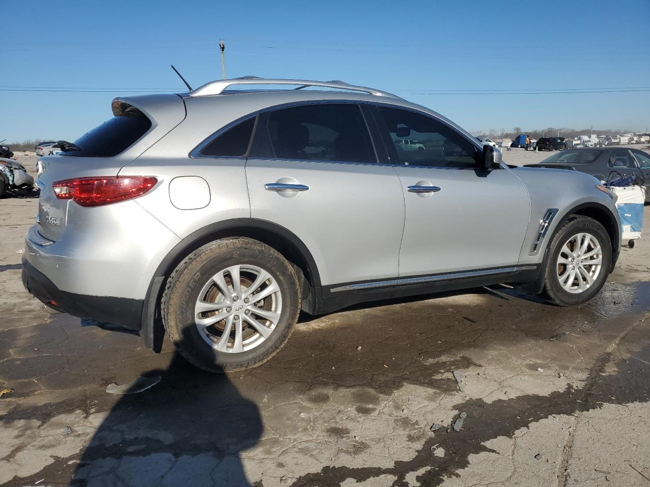 2012 Infiniti FX VIN JN8AS1MU8CM121720 Copart auction photo, rear end damage thumbnail 3