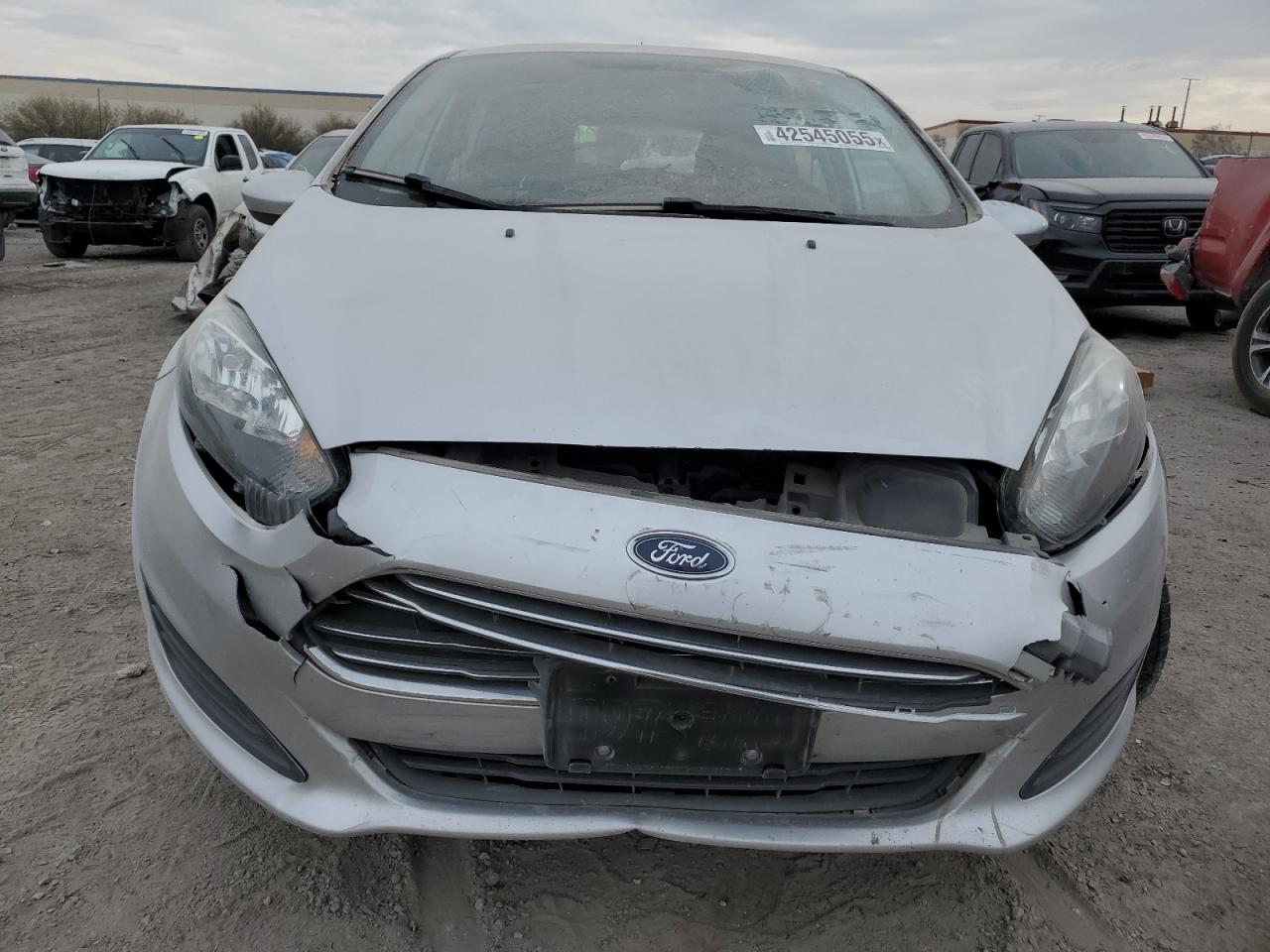2019 Ford Fiesta VIN 3FADP4EJ1KM112396 Copart auction photo, front end / rear end damage thumbnail 5