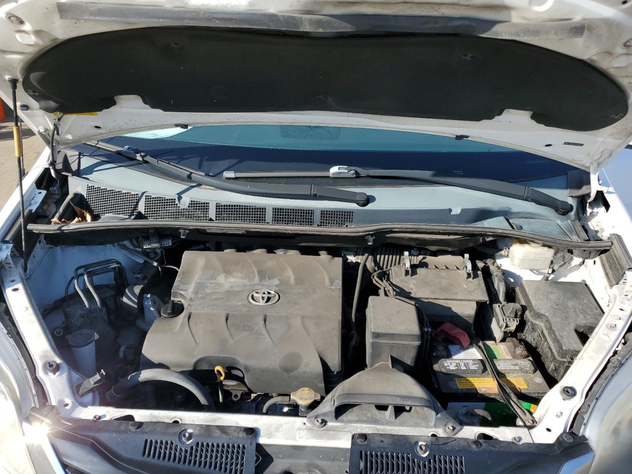 2013 Toyota Sienna VIN 5TDKK3DC7DS283959 Copart auction photo, side damage thumbnail 12