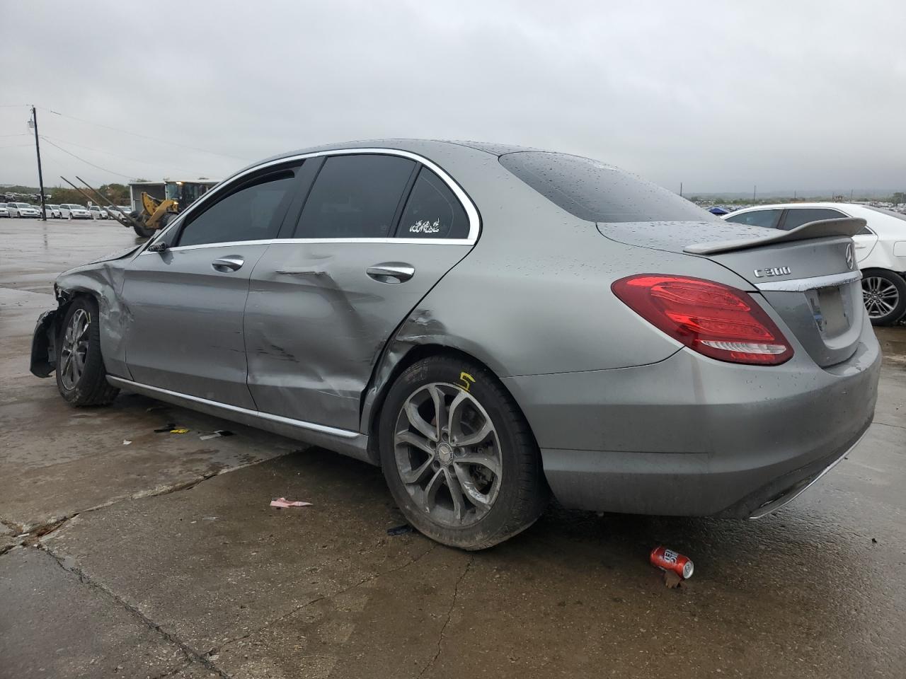 2015 Mercedes-Benz C-klasse VIN 55SWF4JB3FU051534 Copart auction photo, all over damage thumbnail 2