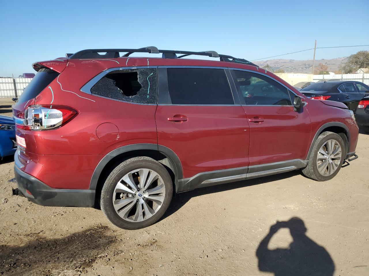 2020 Subaru Ascent VIN 4S4WMAPD3L3459339 Copart auction photo, all over damage thumbnail 3
