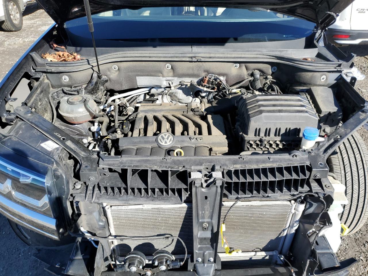 2019 Volkswagen Atlas VIN 1V2UR2CA0KC537779 Copart auction photo, front end / side damage thumbnail 12
