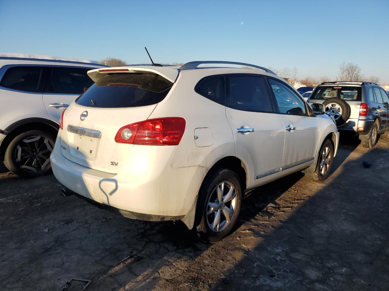 2011 Nissan Rogue VIN JN8AS5MT4BW180569 Copart auction photo, front end damage thumbnail 3