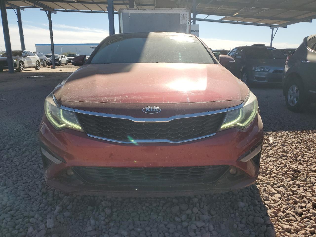 2019 KIA Optima VIN 5XXGT4L39KG356712 Copart auction photo, rear end damage thumbnail 5
