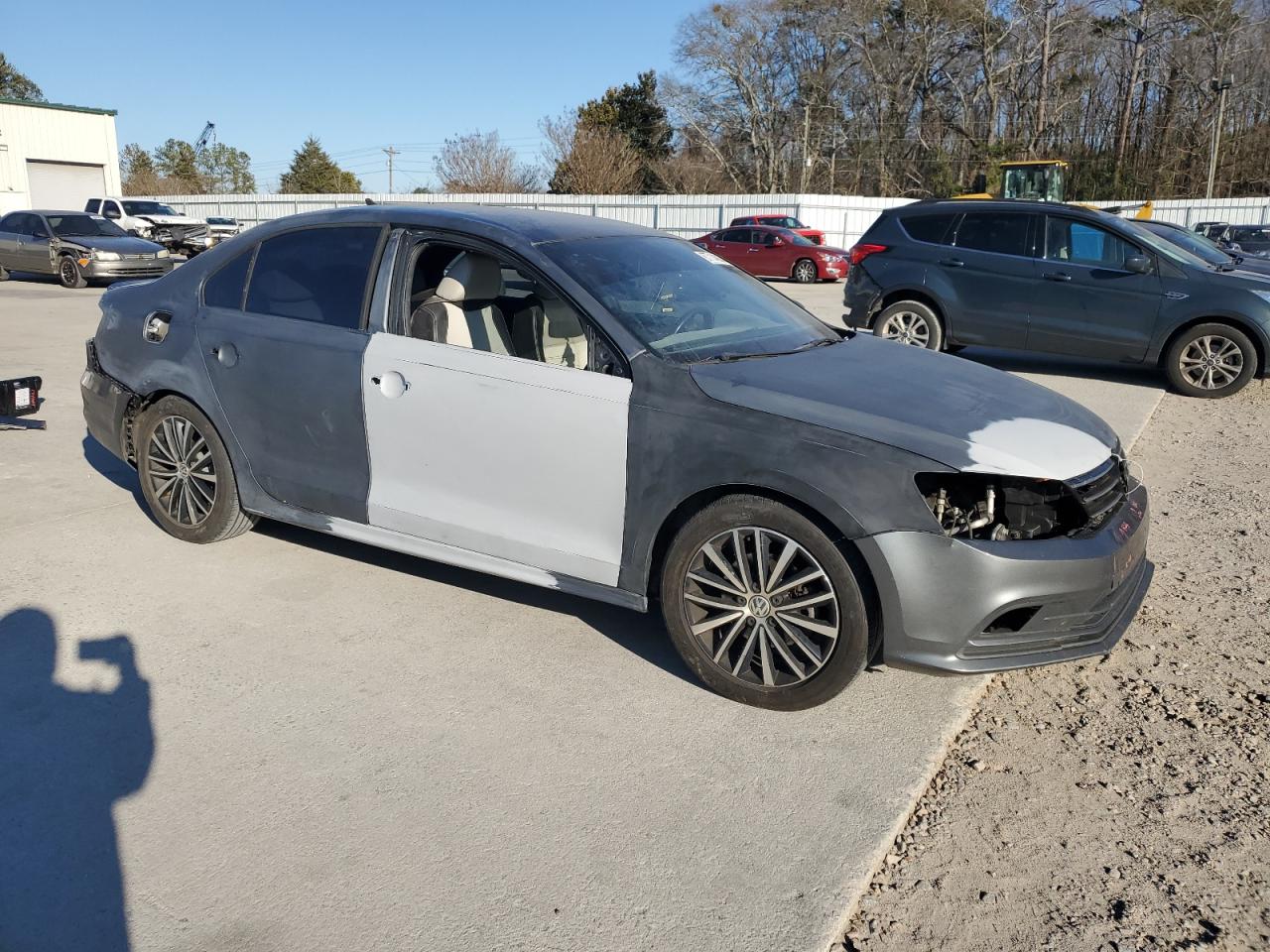 2015 Volkswagen Jetta VIN 3VWD17AJ1FM204307 Copart auction photo, front end damage thumbnail 4